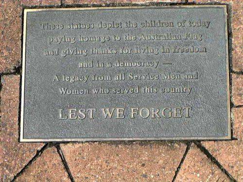 Advance Australia Fair Inscription Plaque 2 / March 2013 Advance Australia Fair Inscription Plaque 2 / March 2013