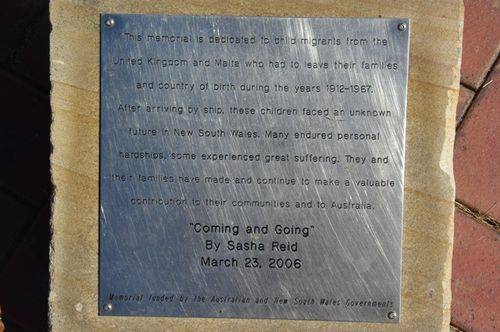 "Coming and Going" Inscription