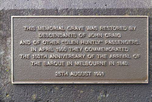 "Glen Huntly" Memorial : 16-June-2013