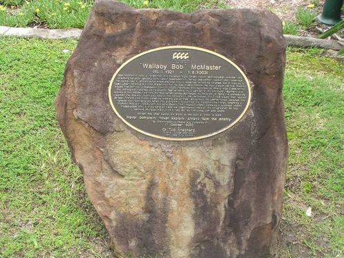 Wallaby Bob Plaque 2 / March 2013