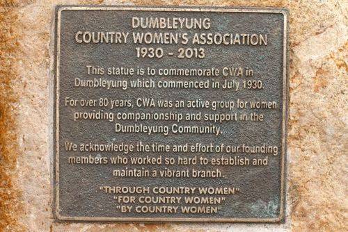 CWA Inscription Plaque : 