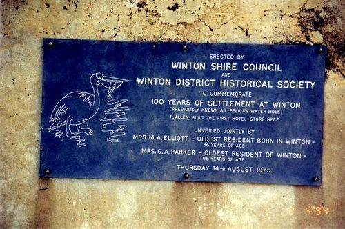 100 Years of Settlement Plaque