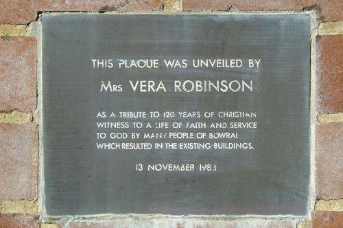 120 Years Christian Witness Plaque : August -2014 120 Years Christian Witness Plaque : August -2014