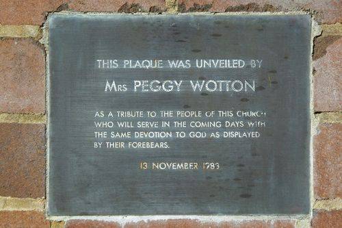 Uniting Church Plaque : August-2014
