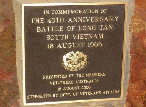 Long Tan Plaque : 05-August-2014 Long Tan Plaque : 05-August-2014