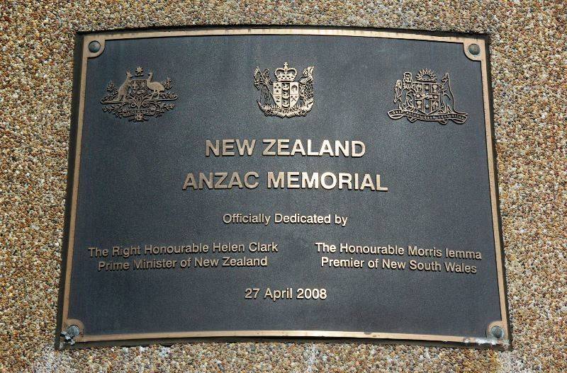 NZ Plaque:05-October-2016