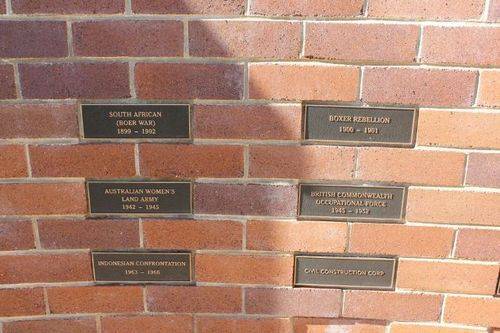 ANZAC Memorial Wall : 14-July-2011 ANZAC Memorial Wall : 14-July-2011