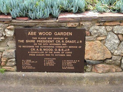 Abe Wood Plaque  : October 2013