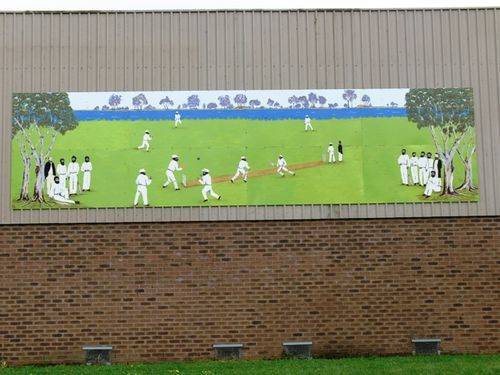 Aboriginal Cricket Team Mural : 01-November-2011 Aboriginal Cricket Team Mural : 01-November-2011