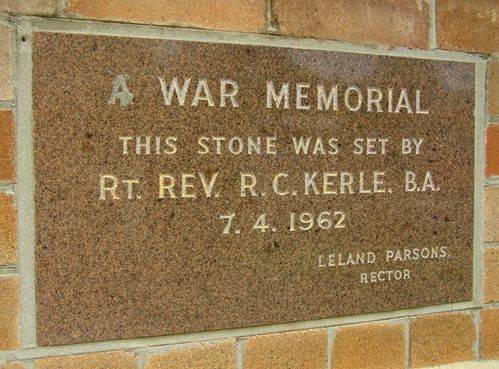 All Souls Memorial Stone : 22-June-2014 All Souls Memorial Stone : 22-June-2014