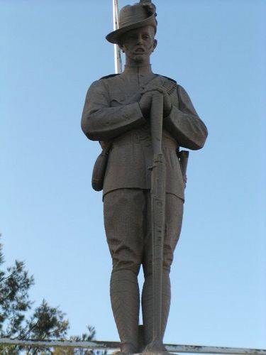 Allora Boer War Memorial Digger Allora Boer War Memorial Digger