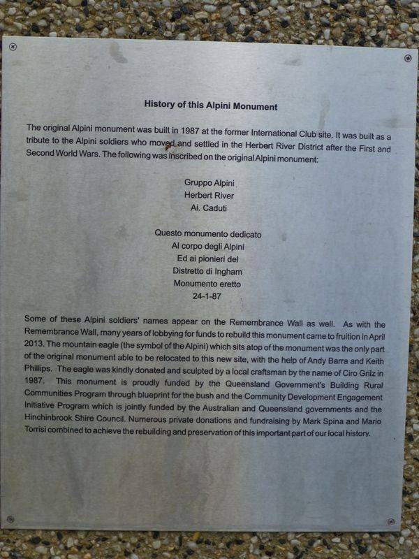 Alpini Plaque 1 ; 19- October-2014 Alpini Plaque 1 ; 19- October-2014