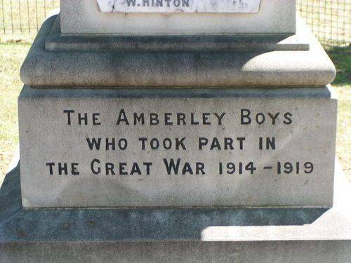 Amberley Honour Stone Dedication: Rosewood Rd 2009 Amberley Honour Stone Dedication: Rosewood Rd 2009