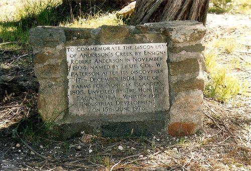 Anderson Creek Monument