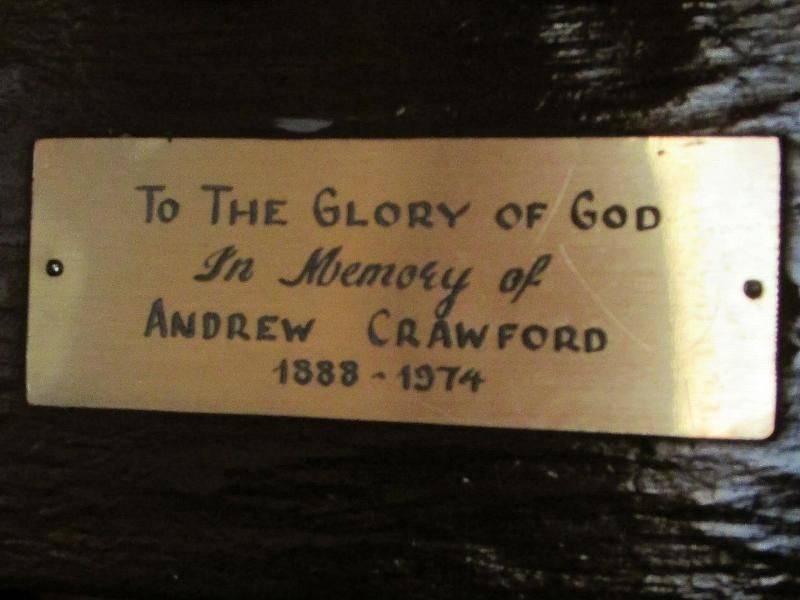 Plaque Inscription : 31-March-2015