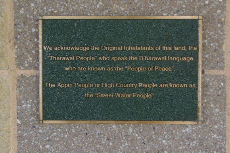 Acknowledgement Plaque: 20-July-2015