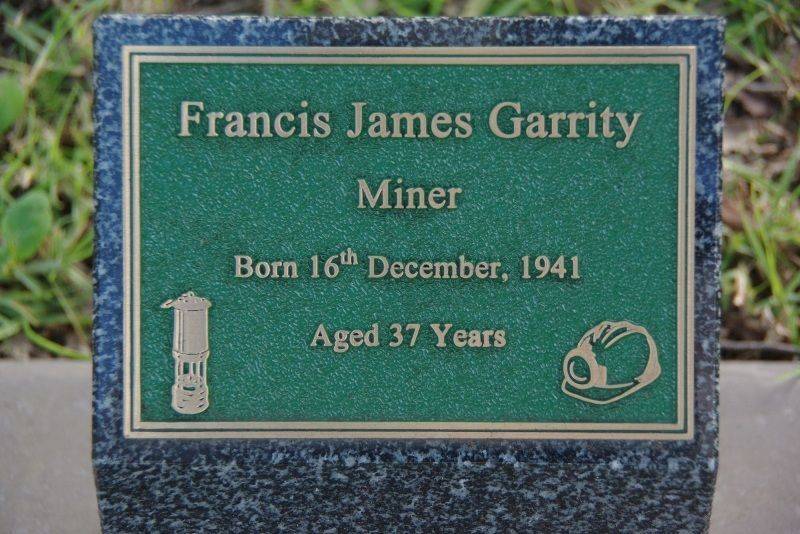 Garrity Plaque: 20-July-2015