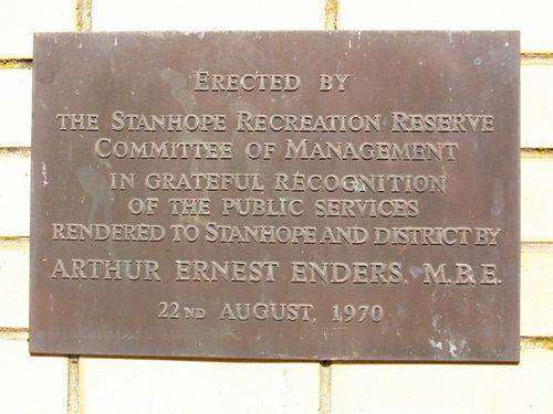Arthur Enders Plaque : 25-04-2014