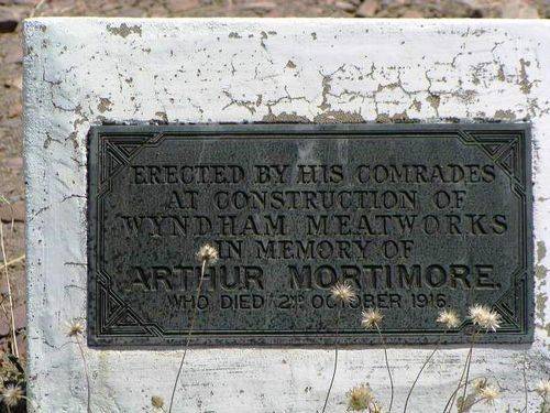 Arthur Mortimore Plaque