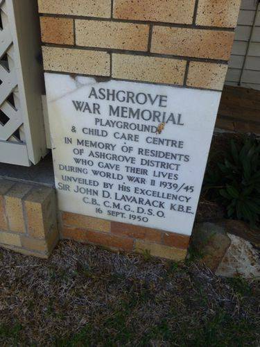 Memorial Kindergarten Plaque : 28-05-2014