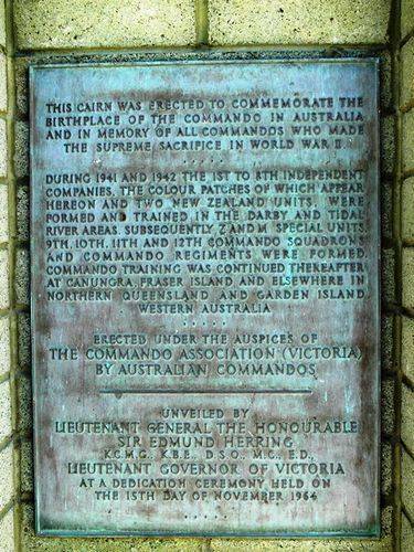 Australian Commando Memorial : 11-April-2013 Australian Commando Memorial : 11-April-2013
