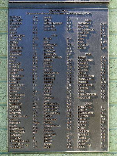 Australian Commando Memorial : 11-April-2013