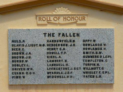 Avoca Soldiers Memorial