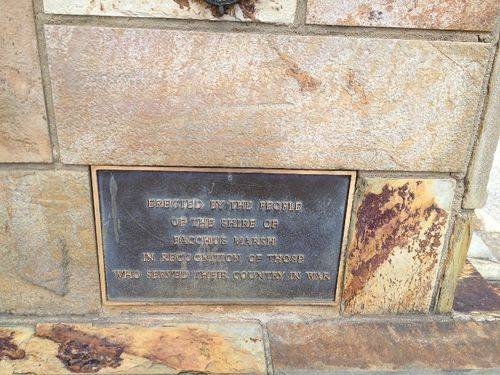 RSL War Memorial Inscription : October 2013 RSL War Memorial Inscription : October 2013