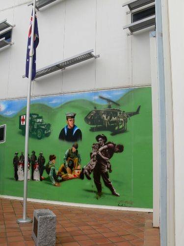 Barwon Health Garden Mural : 28-August-2011