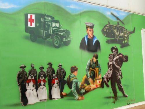 Barwon Health Garden Mural : 28-August-2011 Barwon Health Garden Mural : 28-August-2011