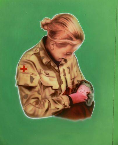 Barwon Health Garden Mural : 28-August-2011