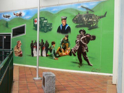 Barwon Health Garden Mural : 28-August-2011