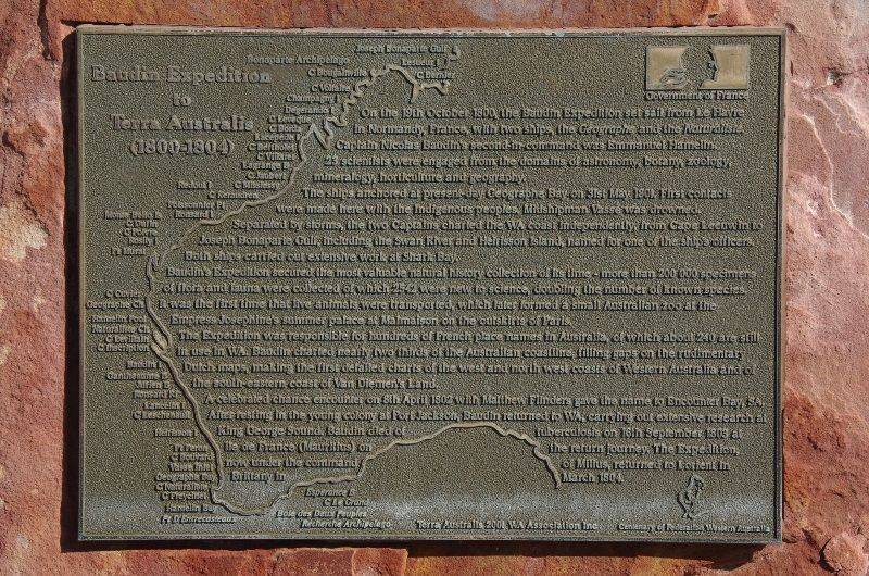 Baudin Expedition Plaque : 02-August-2015