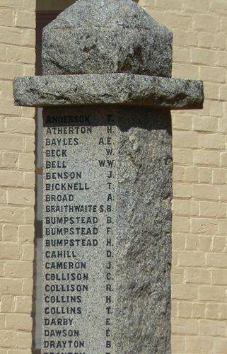 Bealiba War Memorial : 28-December-2010 Bealiba War Memorial : 28-December-2010