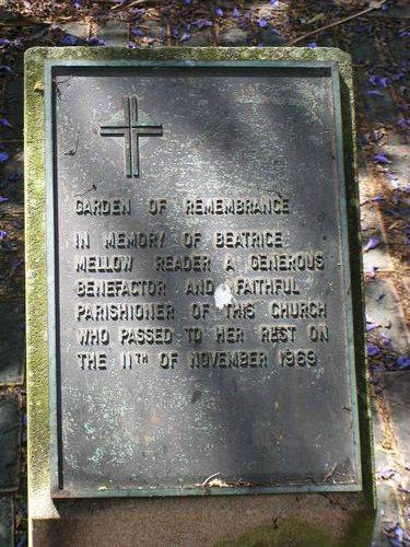 Beatrice Mellow Reader Inscription
