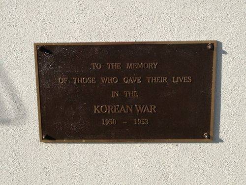 Belmont War Memorial Korean Inscription : 10-09-2013 Belmont War Memorial Korean Inscription : 10-09-2013