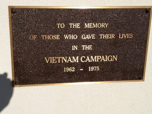 Belmont War Memorial Vietnam Inscription : 10-09-2013 Belmont War Memorial Vietnam Inscription : 10-09-2013