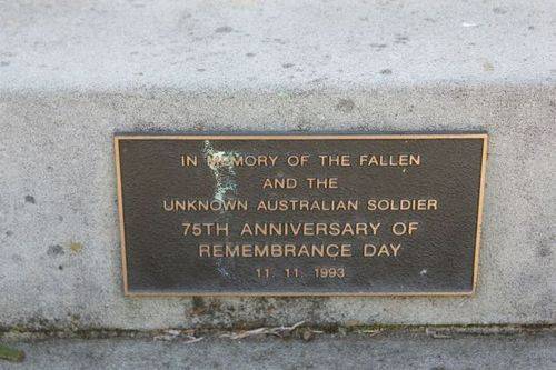 Berowra War Memorial : 04-July-2011 Berowra War Memorial : 04-July-2011