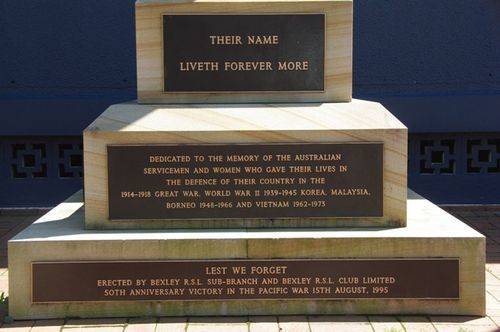 War Memorial Inscription : April 2014 War Memorial Inscription : April 2014