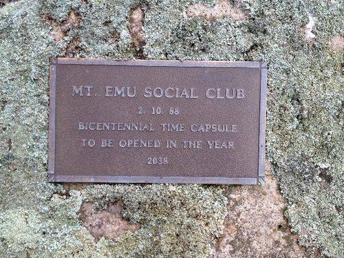 Bicentennial Plaque : November 2013