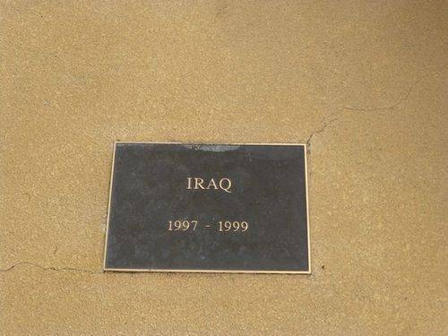 Iraq Plaque : 14-10-2013