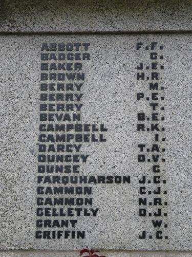 Birregurra War Memorial : 25-April-2012