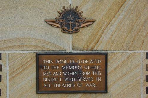 Pool Dedication Plaque : 19-02-2014 Pool Dedication Plaque : 19-02-2014