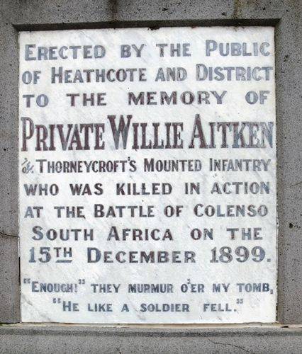 Boer War Memorial : 16-July-2012 Boer War Memorial : 16-July-2012