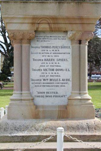 Boer War Memorial : 13-October-2012