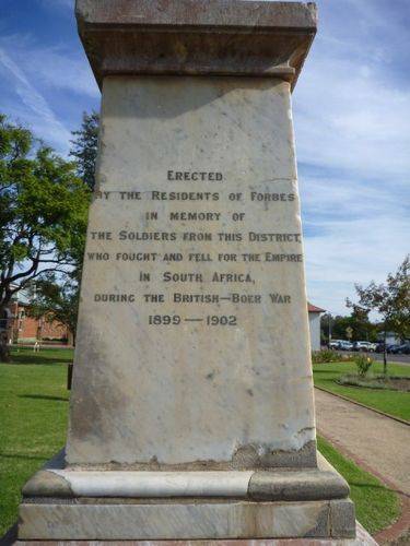 Boer War Memorial : 24-April-2011