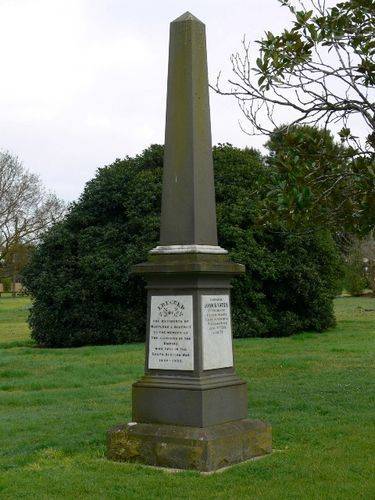 Boer War Memorial : 02-August-2011 Boer War Memorial : 02-August-2011