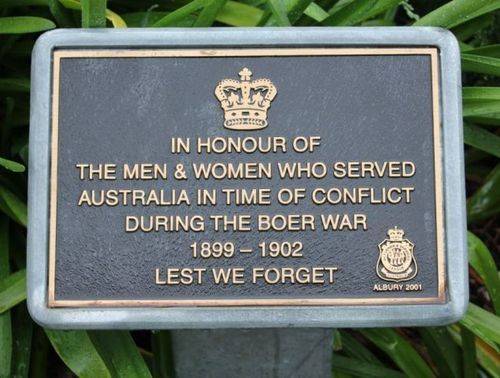 Boer War Plaque : 14-October-2012 Boer War Plaque : 14-October-2012