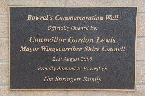 Commemorative Wall Plaque : August-2014