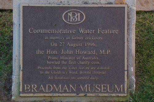 Water Feature Plaque : August-2014 Water Feature Plaque : August-2014